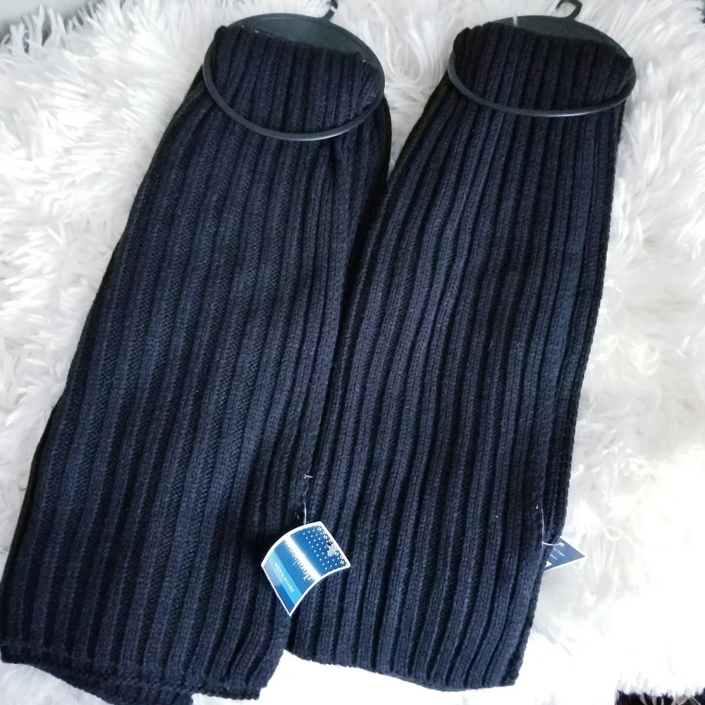Men's Black West Loop Scraf  Bundle of 2 New